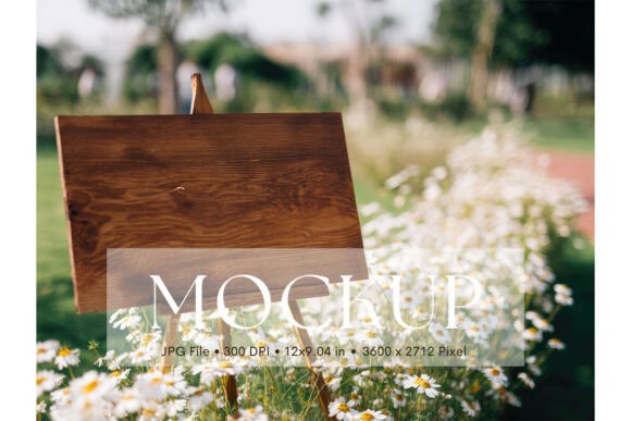 Effortless Wedding Sign Mockup for Your Designs