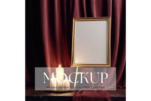 Elegant Wedding Welcome Sign Mockup for Your Designs