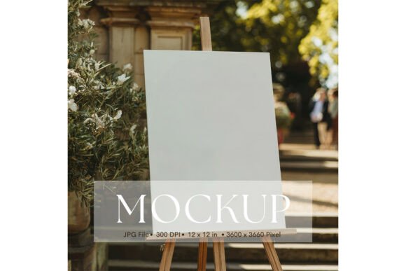 Elevate Your Designs with the Welcome Sign, Wedding Sign Mockup_159