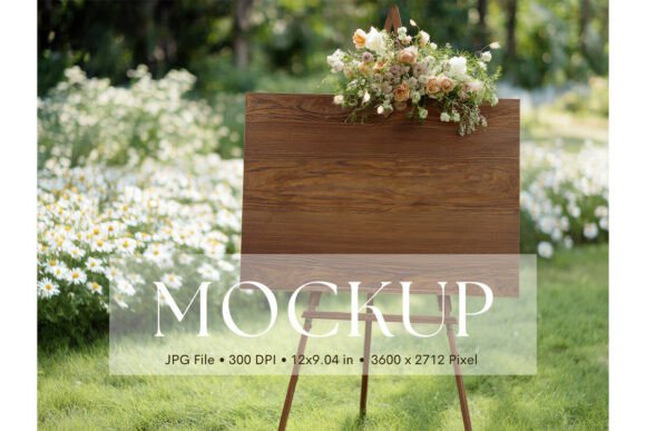Elevate Your Designs with This Wedding Sign Mockup