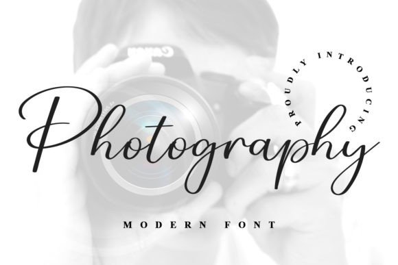 Photography Font: A Modern Typeface for Creative Branding