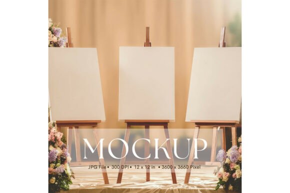 Present Your Designs with Wedding Sign Mockup_179