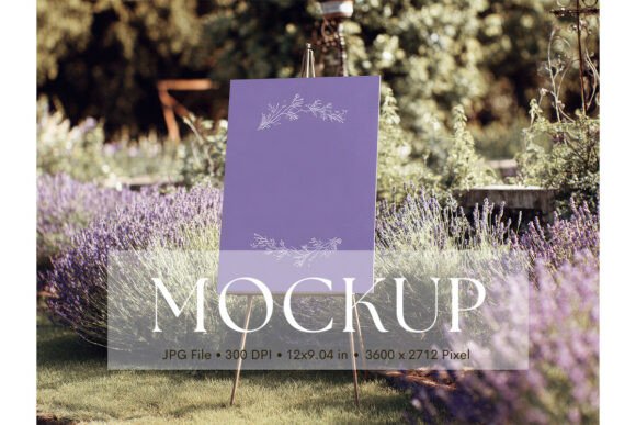 Welcome Sign, Wedding Sign Mockup_15: Your Design Showcase