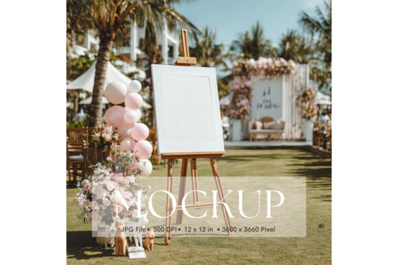 Welcome Sign, Wedding Sign Mockup_164: A Simple Showcase