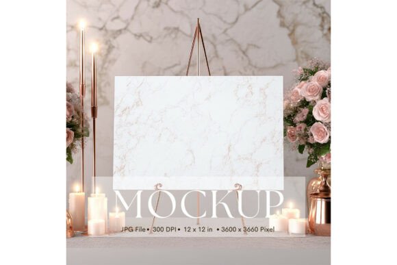 Welcome Sign, Wedding Sign Mockup_192: A Designer's Tool