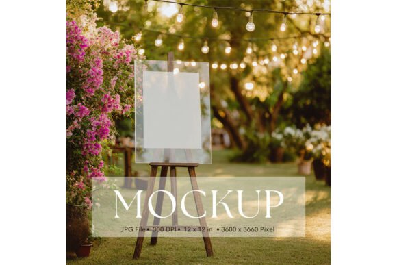 Welcome Sign, Wedding Sign Mockup_198