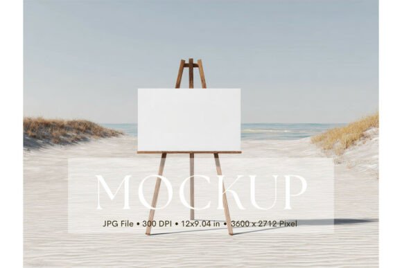 Welcome Sign, Wedding Sign Mockup_2: Showcase Your Design