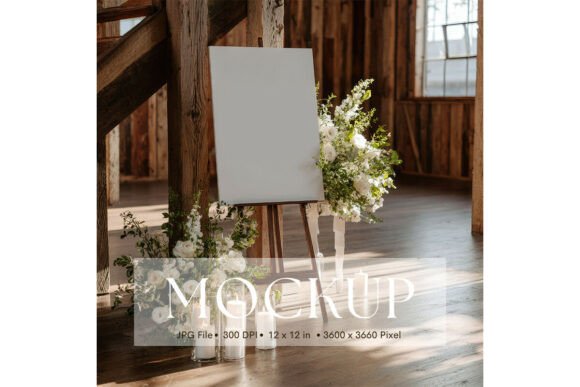 Welcome Sign, Wedding Sign Mockup_207