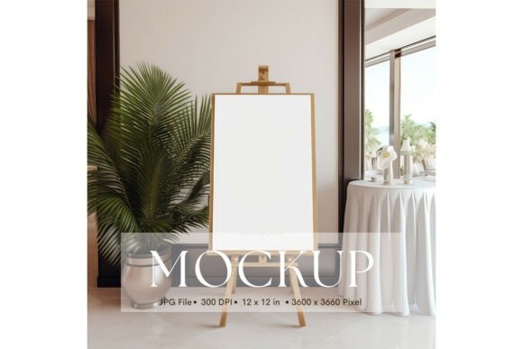 Welcome Sign, Wedding Sign Mockup_229