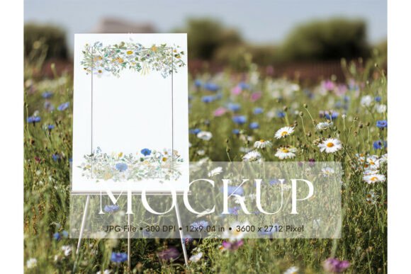Welcome Sign Wedding Sign Mockup_35