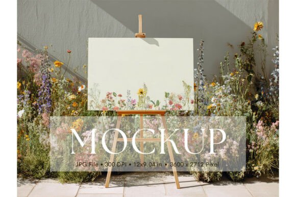Welcome Sign, Wedding Sign Mockup_49