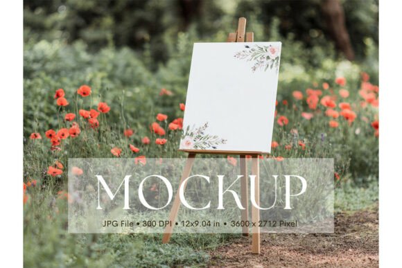Welcome Sign, Wedding Sign Mockup_8: Perfect for Displaying Your Art